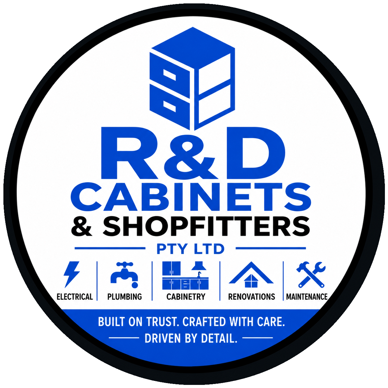 R&D Cabinets & Shopfitters logo